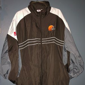 Men’s NFL Official Browns Windbreaker XL